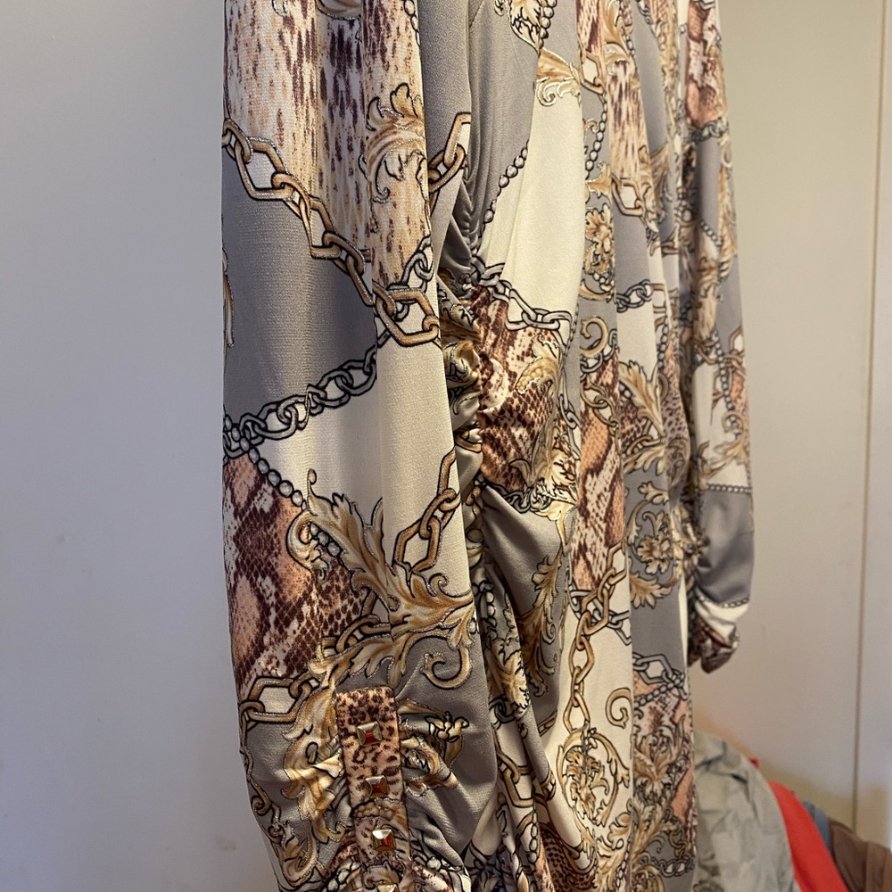 Pattern Midi Dress - Picture 3 of 3
